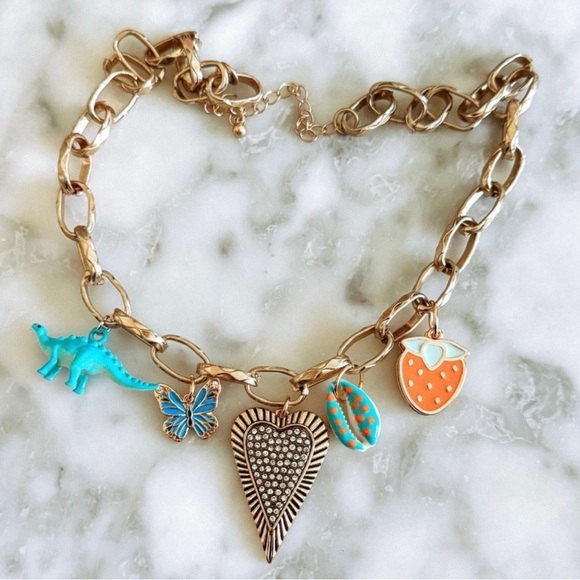 Jewelry - Made to order chunky charm necklaces💕🌼